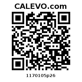Calevo.com Preisschild 1170105p26