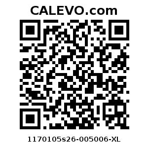 Calevo.com Preisschild 1170105s26-005006-XL