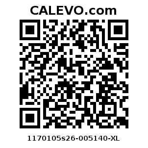 Calevo.com Preisschild 1170105s26-005140-XL
