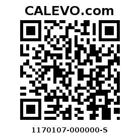 Calevo.com pricetag 1170107-000000-S