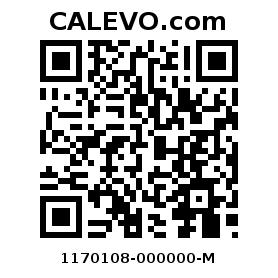 Calevo.com pricetag 1170108-000000-M