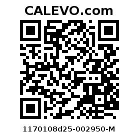 Calevo.com Preisschild 1170108d25-002950-M