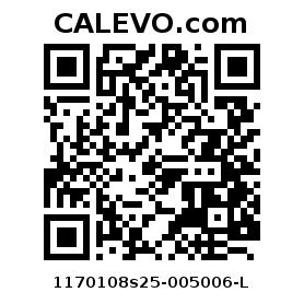 Calevo.com pricetag 1170108s25-005006-L