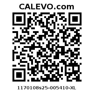 Calevo.com pricetag 1170108s25-005410-XL