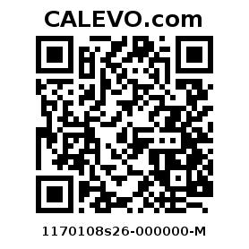 Calevo.com Preisschild 1170108s26-000000-M