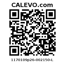 Calevo.com Preisschild 1170109p26-002150-L