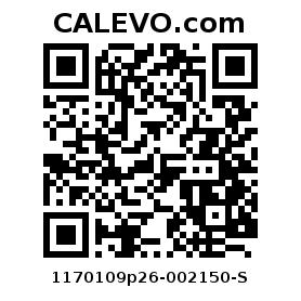 Calevo.com Preisschild 1170109p26-002150-S