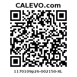 Calevo.com Preisschild 1170109p26-002150-XL