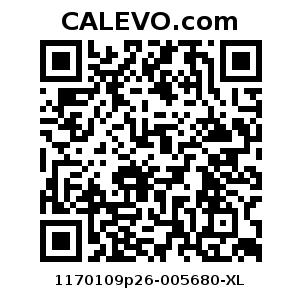 Calevo.com Preisschild 1170109p26-005680-XL