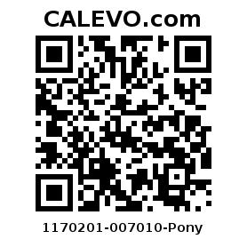 Calevo.com Preisschild 1170201-007010-Pony
