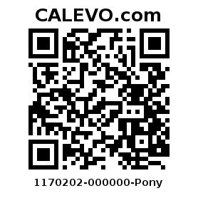 Calevo.com pricetag 1170202-000000-Pony