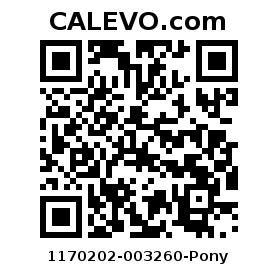 Calevo.com Preisschild 1170202-003260-Pony