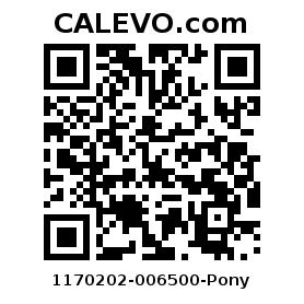 Calevo.com Preisschild 1170202-006500-Pony