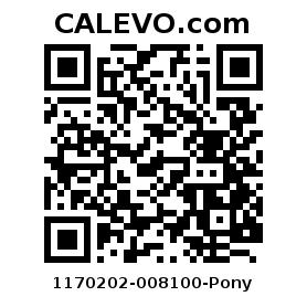 Calevo.com Preisschild 1170202-008100-Pony