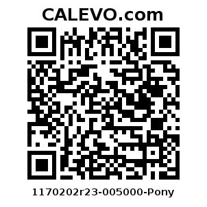 Calevo.com Preisschild 1170202r23-005000-Pony