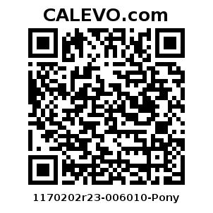 Calevo.com Preisschild 1170202r23-006010-Pony