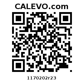 Calevo.com Preisschild 1170202r23