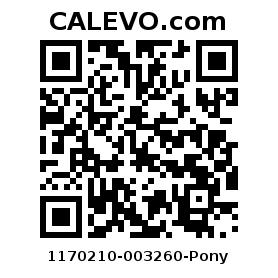 Calevo.com pricetag 1170210-003260-Pony