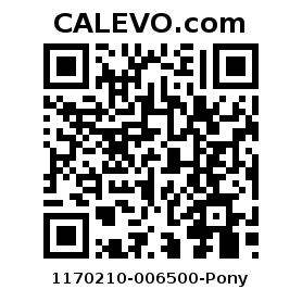 Calevo.com Preisschild 1170210-006500-Pony