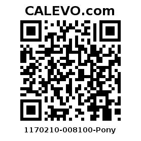 Calevo.com Preisschild 1170210-008100-Pony