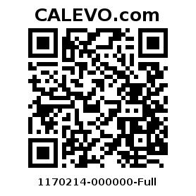 Calevo.com Preisschild 1170214-000000-Full