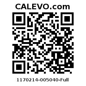 Calevo.com Preisschild 1170214-005040-Full