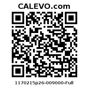Calevo.com Preisschild 1170215p26-009000-Full