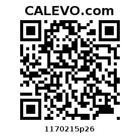 Calevo.com Preisschild 1170215p26