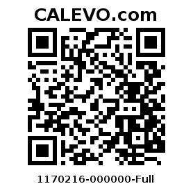 Calevo.com pricetag 1170216-000000-Full