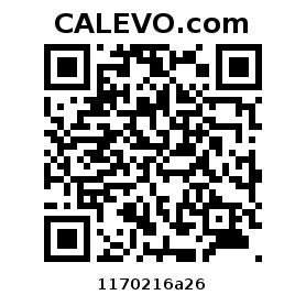 Calevo.com Preisschild 1170216a26