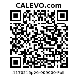 Calevo.com Preisschild 1170216p26-009000-Full