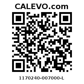 Calevo.com pricetag 1170240-007000-L