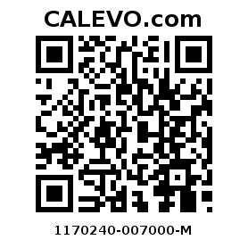 Calevo.com pricetag 1170240-007000-M