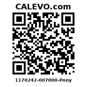 Calevo.com Preisschild 1170242-007000-Pony