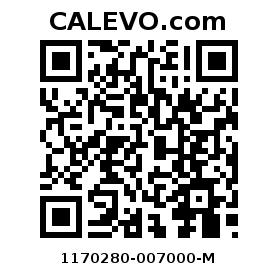 Calevo.com pricetag 1170280-007000-M