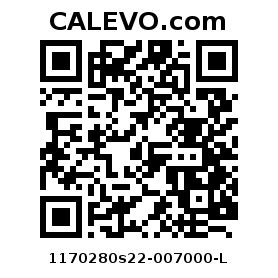 Calevo.com Preisschild 1170280s22-007000-L
