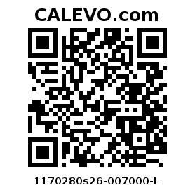 Calevo.com Preisschild 1170280s26-007000-L