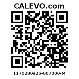 Calevo.com Preisschild 1170280s26-007000-M