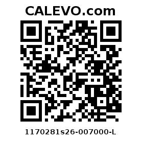 Calevo.com Preisschild 1170281s26-007000-L