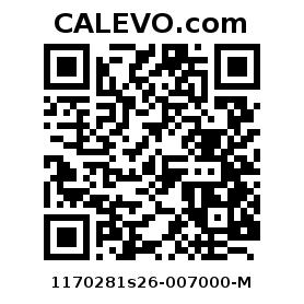 Calevo.com Preisschild 1170281s26-007000-M