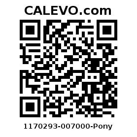 Calevo.com Preisschild 1170293-007000-Pony
