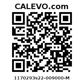 Calevo.com pricetag 1170293s22-009000-M