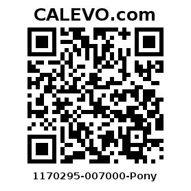 Calevo.com Preisschild 1170295-007000-Pony