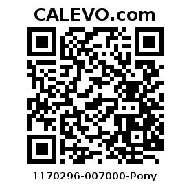 Calevo.com Preisschild 1170296-007000-Pony