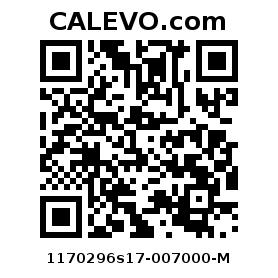 Calevo.com Preisschild 1170296s17-007000-M