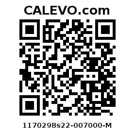 Calevo.com Preisschild 1170298s22-007000-M