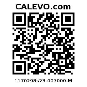 Calevo.com Preisschild 1170298s23-007000-M