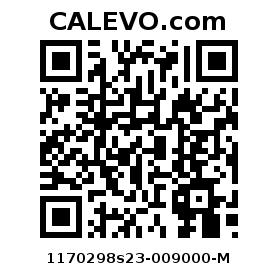 Calevo.com pricetag 1170298s23-009000-M
