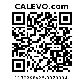 Calevo.com Preisschild 1170298s26-007000-L