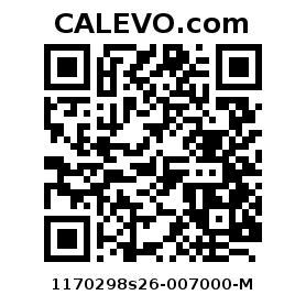 Calevo.com Preisschild 1170298s26-007000-M